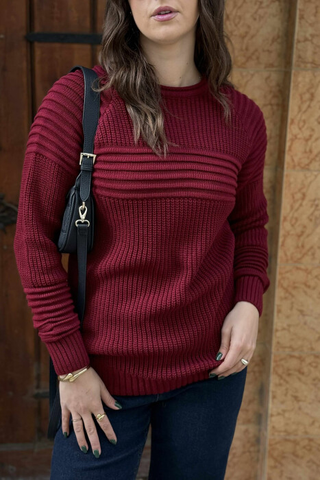 TRIKO E THJESHTE PER FEMRA NE NGJYRE VISHNJE - 4