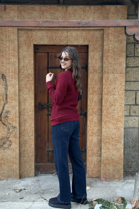 TRIKO E THJESHTE PER FEMRA NE NGJYRE VISHNJE - 3