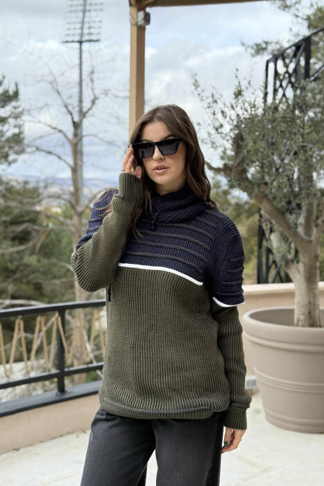 TRIKO ME JAKE GOLF ME DETAJIN E LIDHSEVE PER FEMRA NE NGJYRE JESHILE - 2