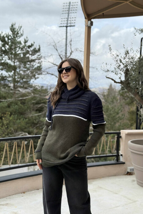 TRIKO ME JAKE GOLF ME DETAJIN E LIDHSEVE PER FEMRA NE NGJYRE JESHILE - 4