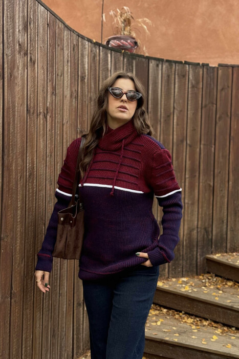 TRIKO ME JAKE GOLF ME DETAJIN E LIDHSEVE PER FEMRA NE NGJYRE LEJLA - 4