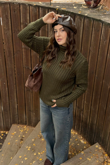 TRIKO NJE NGJYRESHE ME JAKE GOLF PER FEMRA NE NGJYRE JESHILE - 4