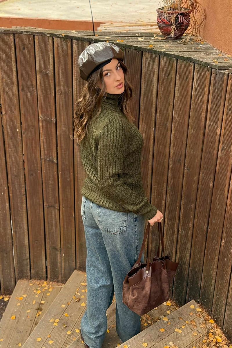 TRIKO NJE NGJYRESHE ME JAKE GOLF PER FEMRA NE NGJYRE JESHILE - 5