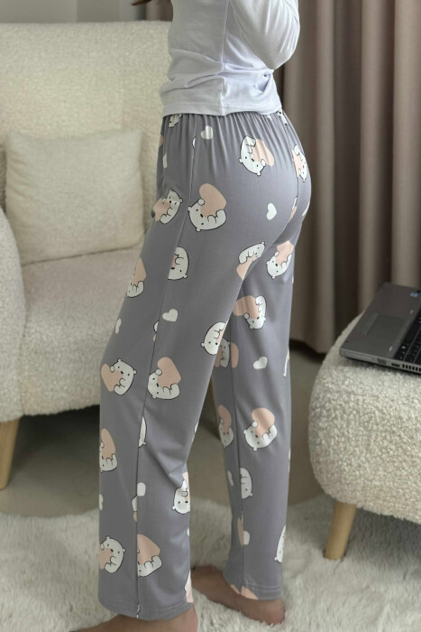 TUTA ME DIZAJN ME ARUSH POLAR DHE ME DETAJIN E FJONGOS PER FEMRA NE NGJYRE GRI - 4