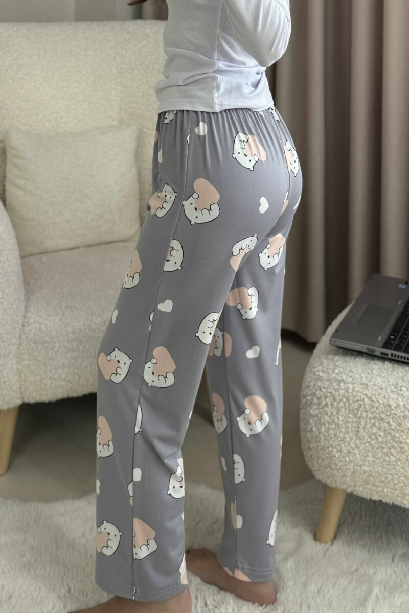 TUTA ME DIZAJN ME ARUSH POLAR DHE ME DETAJIN E FJONGOS PER FEMRA NE NGJYRE GRI - 4