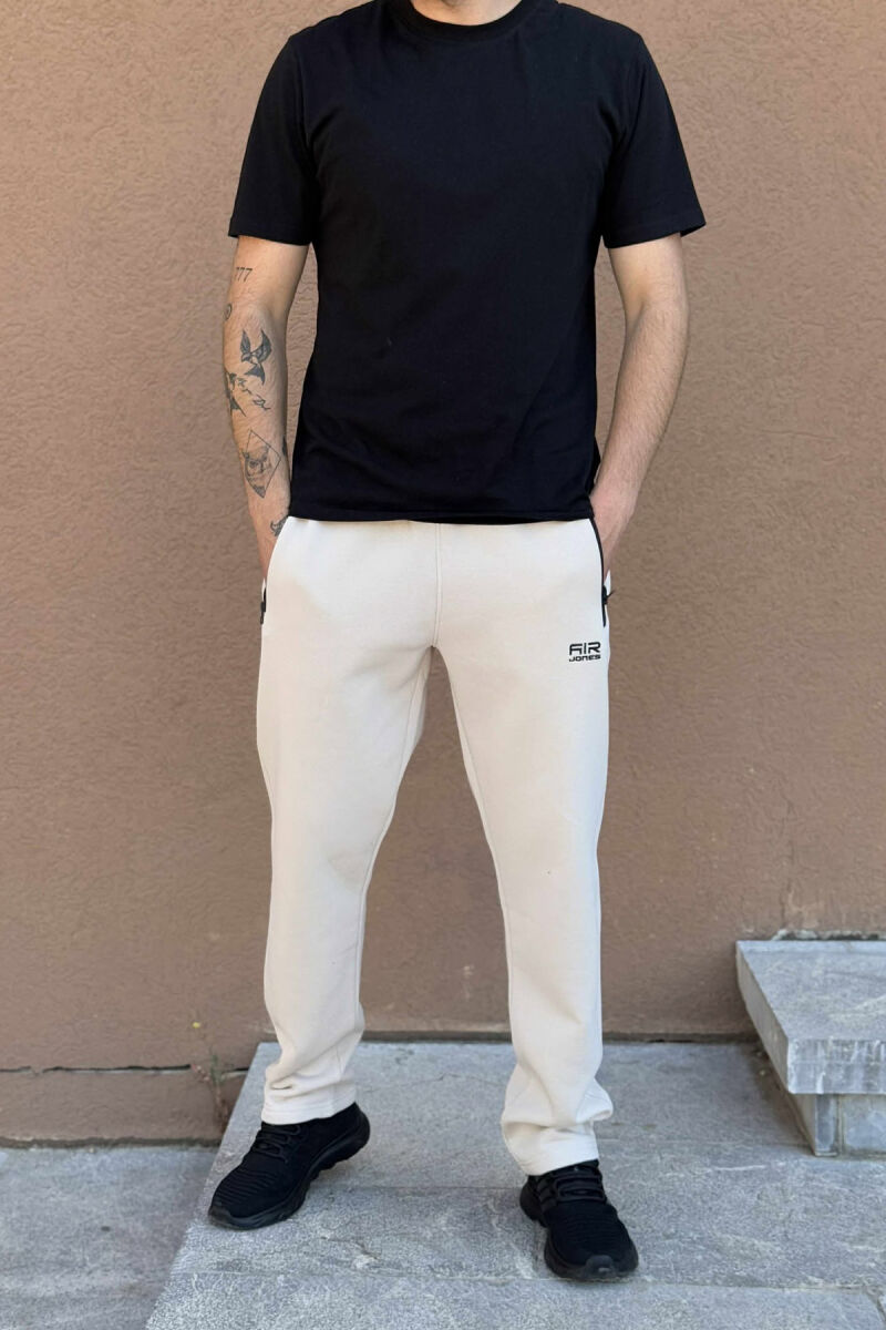 TUTA ME PUSH ME DETAJIN E XHEPIT PËR MESHKUJ NË NGJYRËN BEZHË - 2