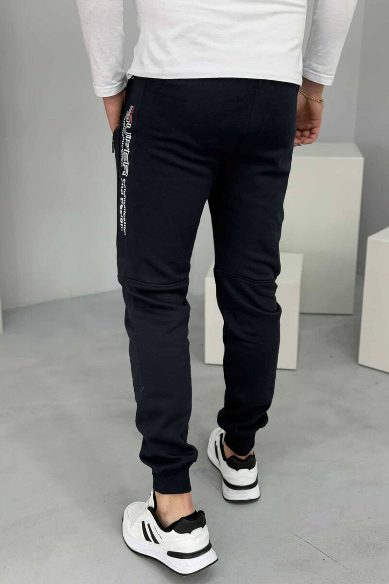 TUTA ME PUSH ME PAK SHKRIME PËR MESHKUJ NË NGJYRËN BLU E ERRËT - 4