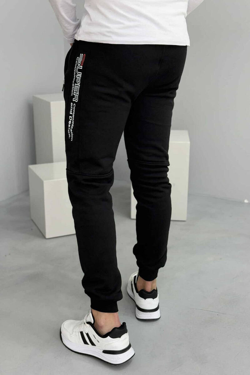 TUTA ME PUSH ME PAK SHKRIME PËR MESHKUJ NË NGJYRËN E ZEZË - 2