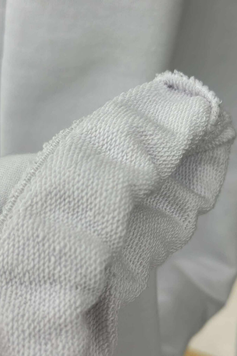 TUTA NJË NGJYRËSHE ME BEL ELASTIK PËR FEMRA NË NGJYRËN E BARDHË - 5