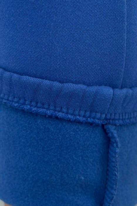 TUTA NJË NGJYRËSHE ME PUSH PËR FEMRA NË NGJYRË BLU TË ZBARDHUR - 5