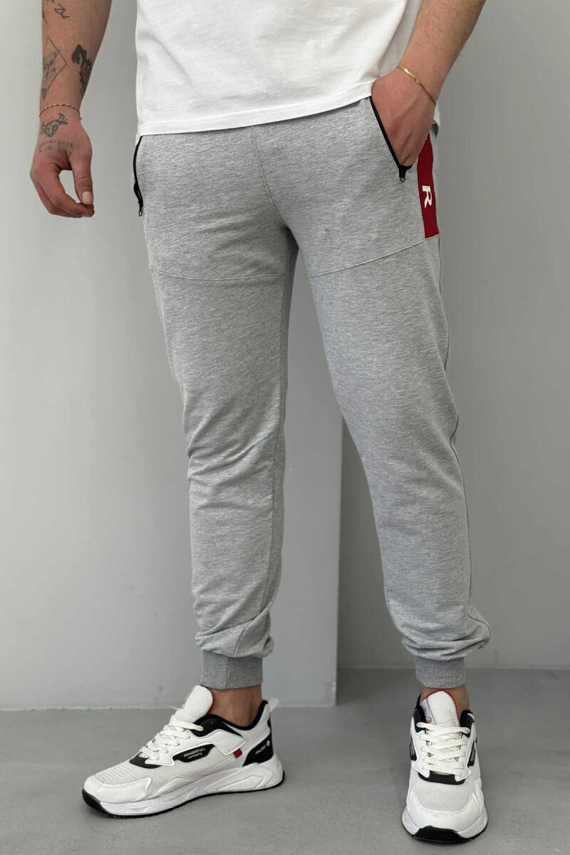 TUTA PAMBUKU PËR MESHKUJ NË NGJYRË GRI TË ZBARDHUR - 3