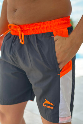 TWO COLORS MAN SWIM WEAR BLACK+ORANGE/ZEPO - 3