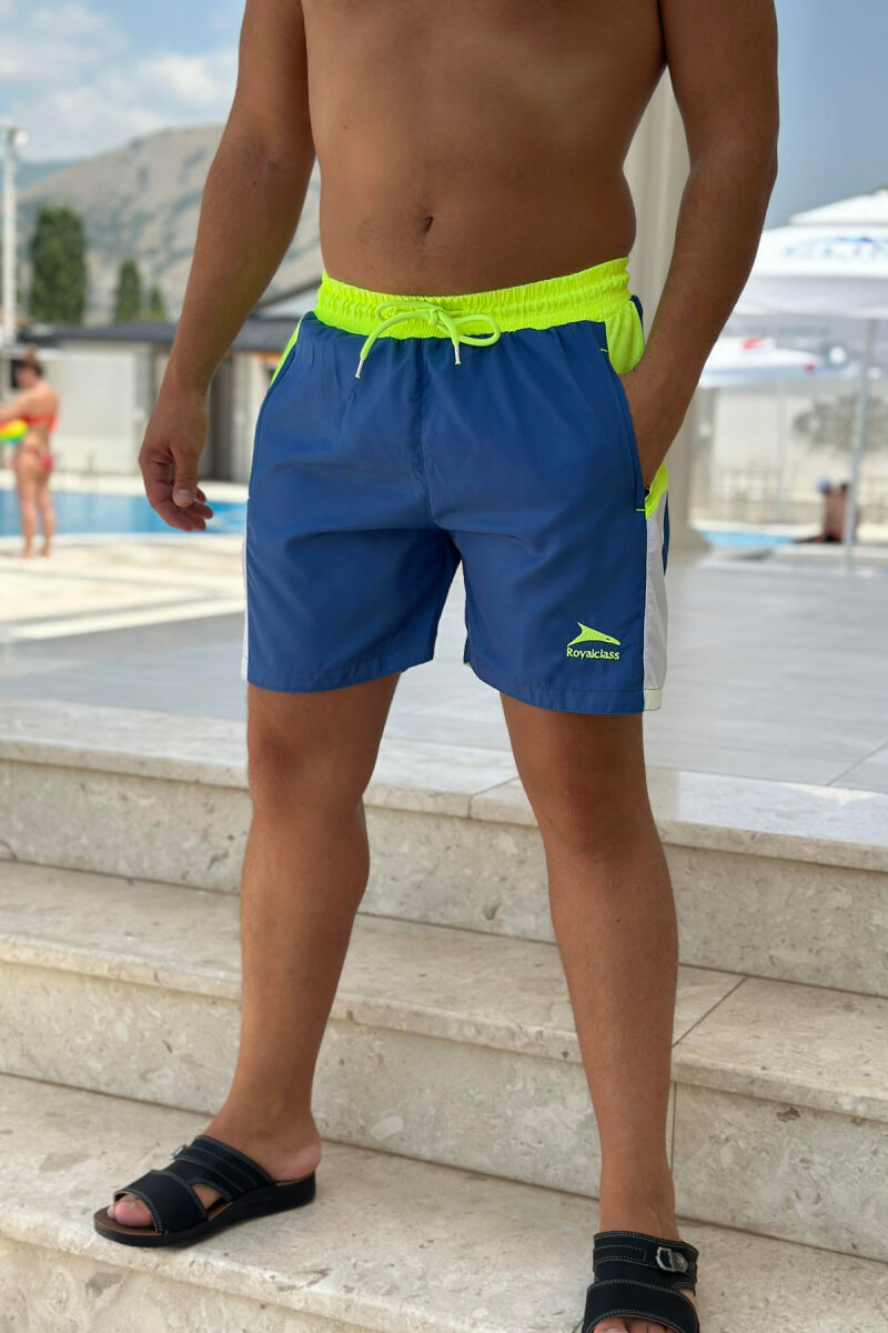 TWO COLORS MAN SWIM WEAR BLUE/NEON/BLNEO - 2