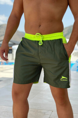 TWO COLORS MAN SWIM WEAR GREEN/JESHILE 