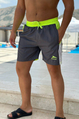 TWO COLORS MAN SWIM WEAR GREY-NEON/GRNE 