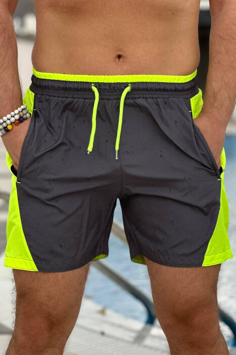 TWO COLORS MAN SWIMWEAR GREY-NEON/GRNE 