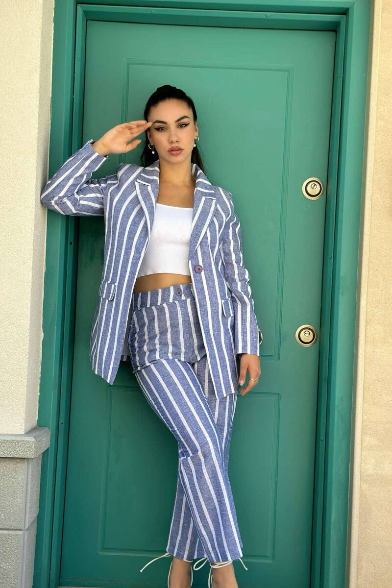 TWO PIECES LINE WOMAN SUIT BLUE/BLU - 2