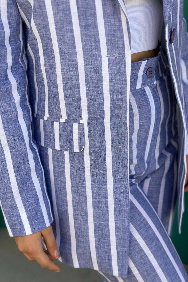 TWO PIECES LINE WOMAN SUIT BLUE/BLU - 4