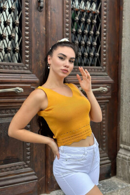 KANATJERE PËR FEMRA NË NGJYRËN E VERDHË - KLAUDIO FASHION