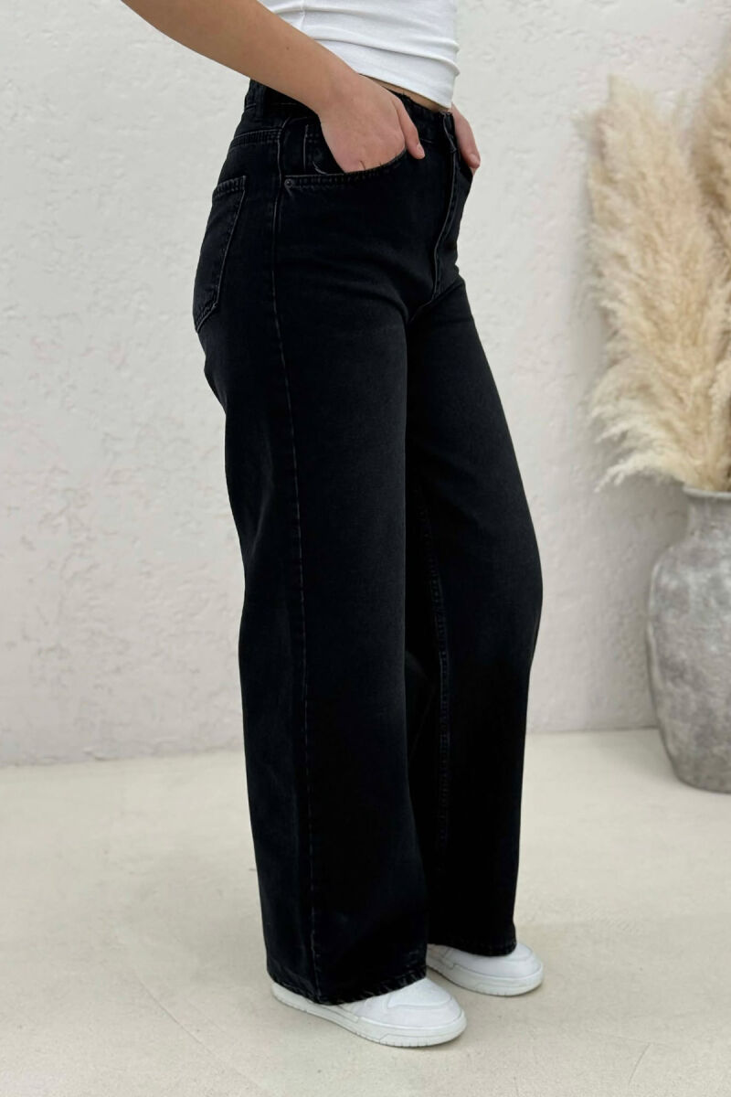 WIDE LEG WOMAN JEANS BLACK/ E ZEZE - 3