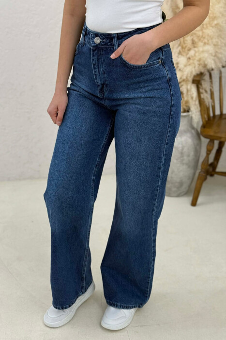 WIDE LEG WOMAN JEANS BLUE/BLU - 2