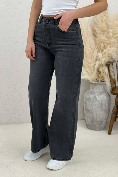 WIDE LEG WOMAN JEANS GREY ASH/GRI HIRI - 2