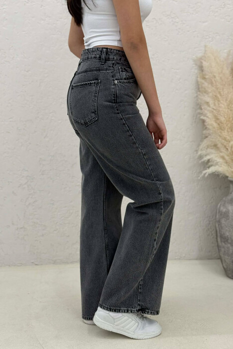 WIDE LEG WOMAN JEANS GREY/GRI - 4
