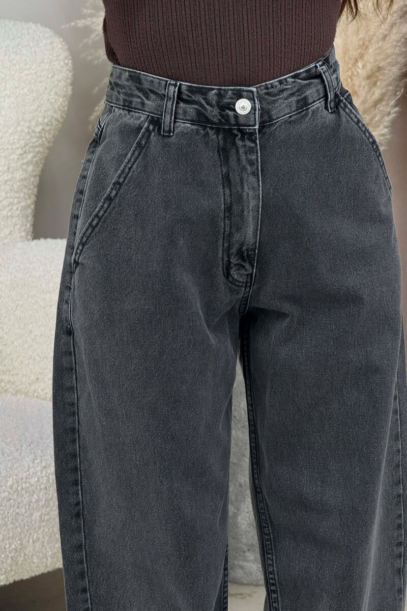 WIDE LEG WOMEN JEANS GREY/GRI - 3