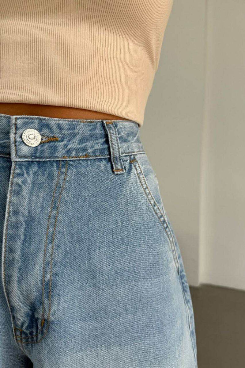 WIDE LEG WOMEN JEANS LIGHTBLUE/BZ - 2