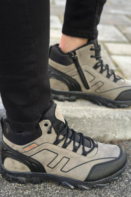 KËPUCË ME QAFË PËR MESHKUJ NË NGJYRË KAFE TË CELUR - KLAUDIO FASHION