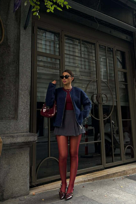 WOOL SIMPLE WOMEN JACKET BLUE/BLU - 2