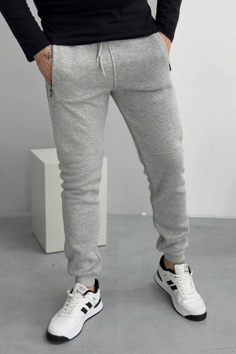 WRITTINGS MEN FLUFFY SWEATPANTS LIGHT GREY/GZ 