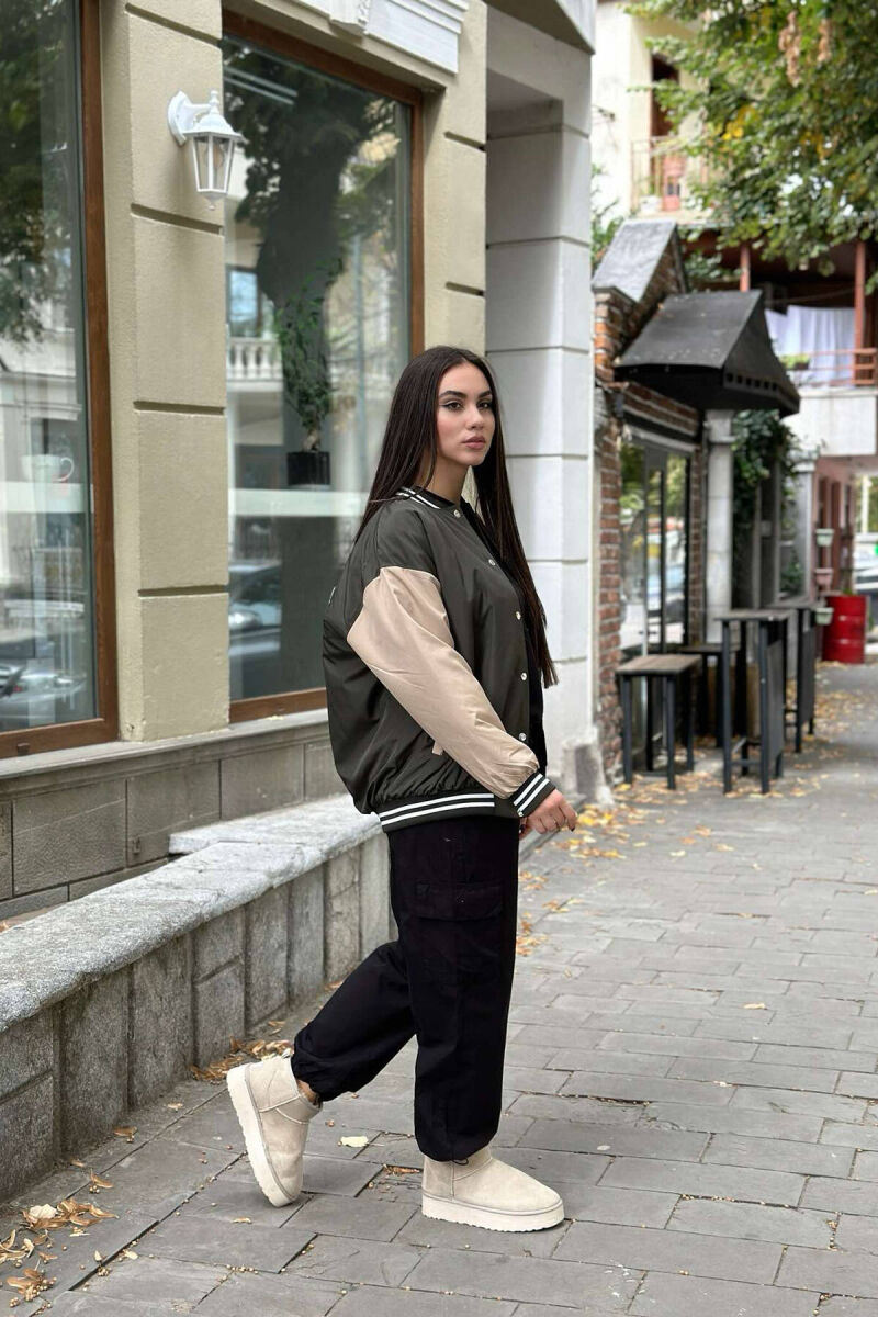 XHAKETË BOMBER PËR FEMRA NË NGJYRËN JESHILE - 5