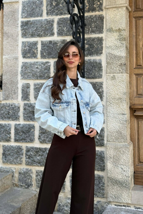 XHAKETE E SHKURTER XHINS PER FEMRA NE NGJYRE BABY BLU - 2