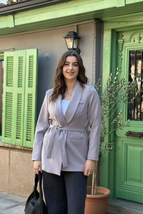 XHAKETE E THJESHTE KLASIKE DHE ME DETAJIN E LIDHSEVE PER FEMRA NE NGJYRE GRI - 1