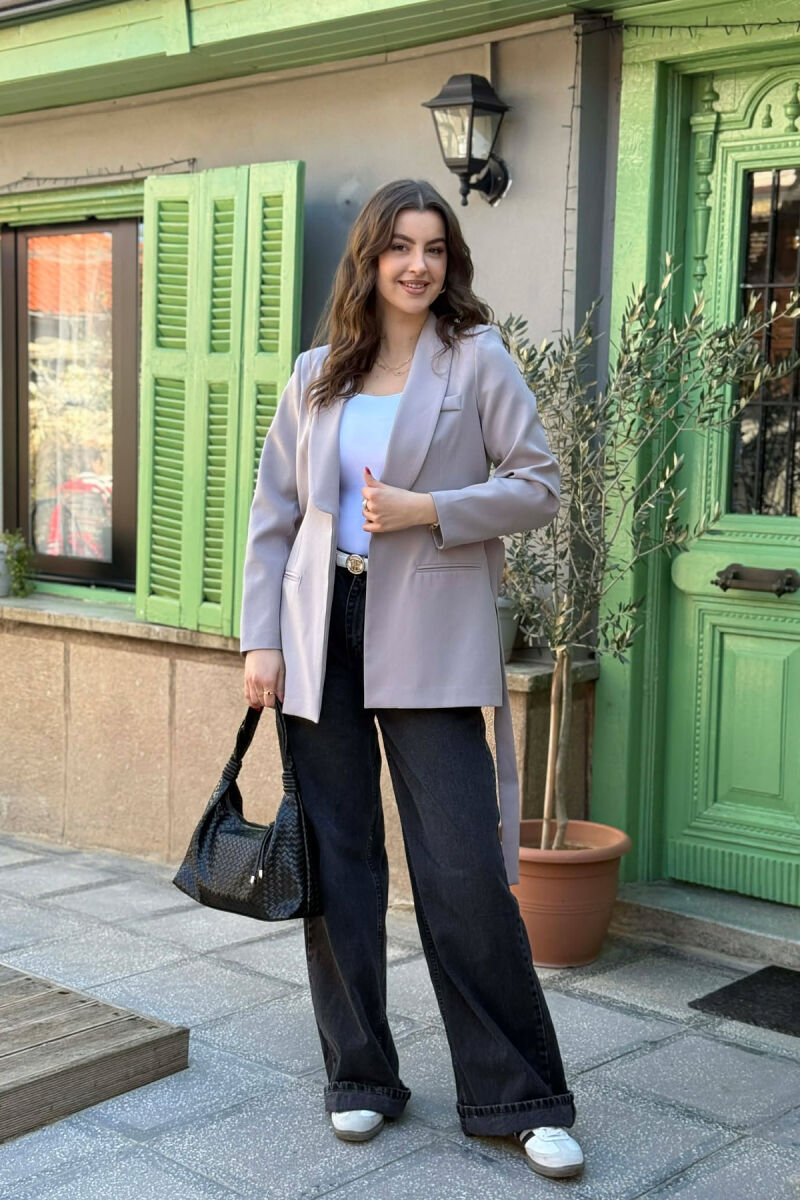 XHAKETE E THJESHTE KLASIKE DHE ME DETAJIN E LIDHSEVE PER FEMRA NE NGJYRE GRI - 2