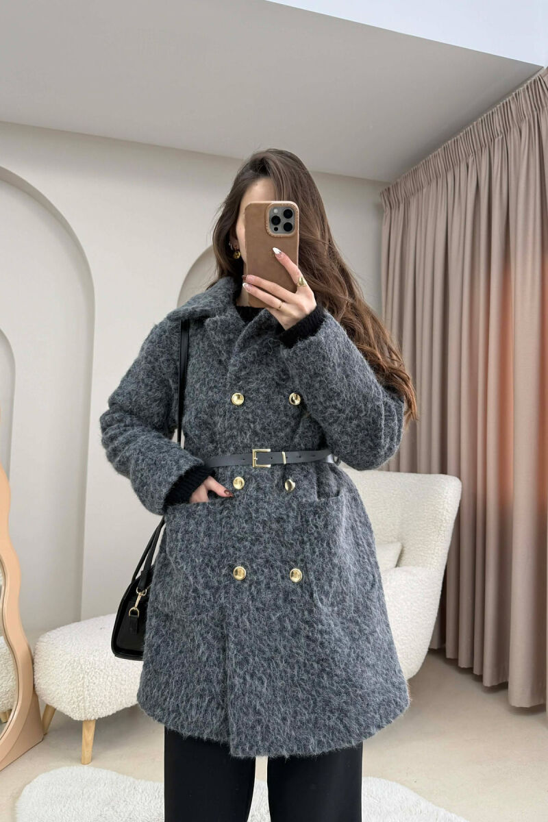 XHAKETE E THJESHTE ME DETAJIN E RRIPIT PER FEMRA NE NGJYRE GRI - 1