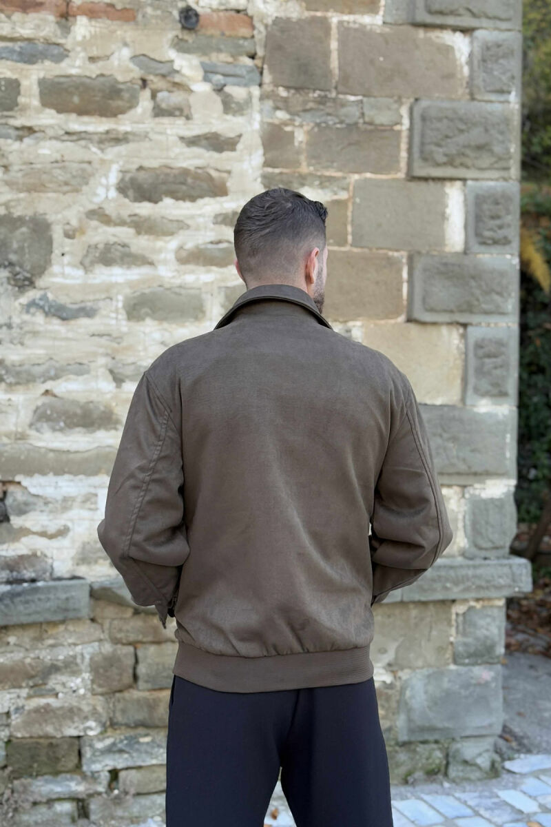 XHAKETË E THJESHTË NJË NGJYRËSHE PËR MESHKUJ NË NGJYRË JESHILE - 3