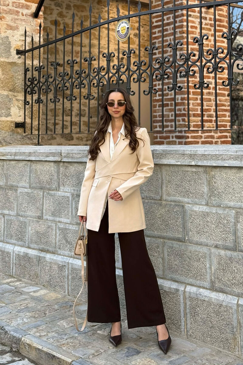 XHAKETE KLASIKE ME LIDHESE PER FEMRA NE NGJYRE KREM - 4