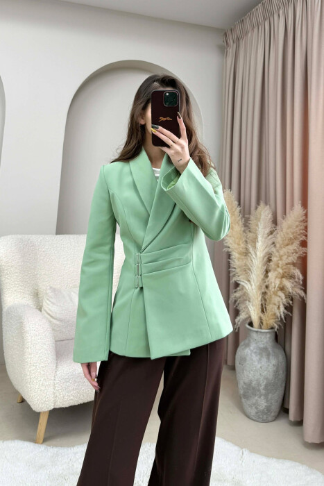 XHAKETE KLASIKE NJE NGJYRESHE ME DETAJE TE THJESHTA PER FEMRA NE NGJYRE MENTE - 5