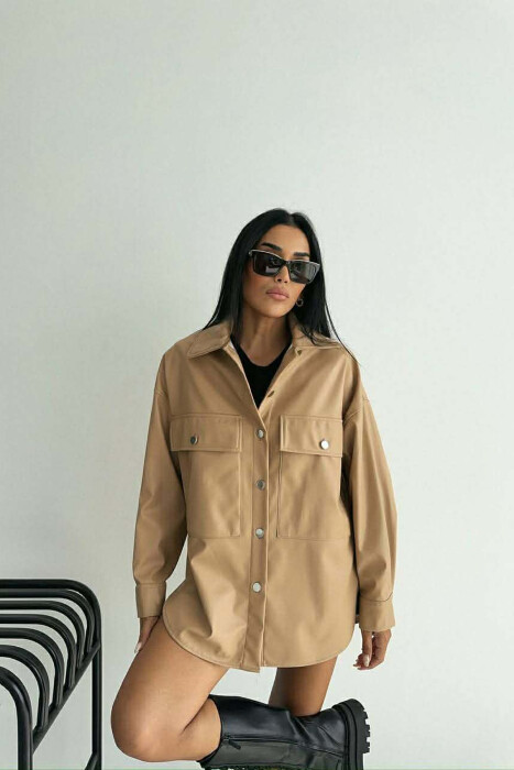 XHAKETE LEKURE ME BUTONA PER FEMRA NE NGJYRE BEZHE - 2