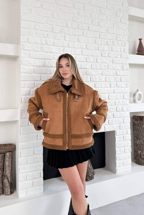 XHAKETE ME PUSH DHE ZINXHIR PER FEMRA NE NGJYRE KAFE - 8