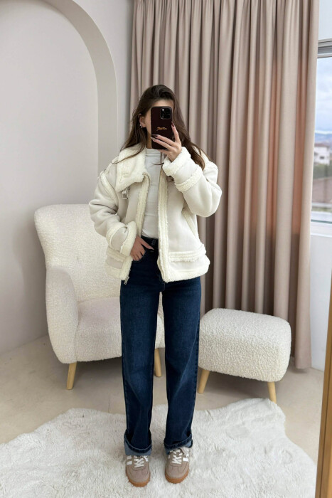 XHAKETE ME PUSH DHE ZINXHIR PER FEMRA NE NGJYRE TE BARDHE - 6