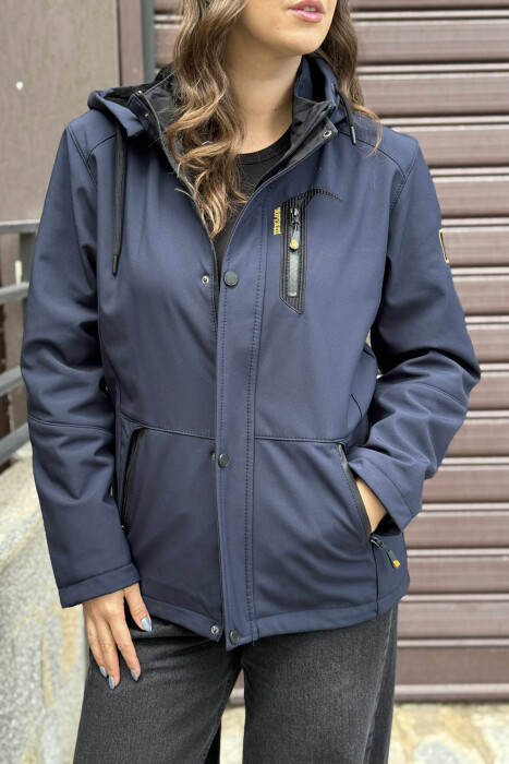 XHAKETË ME PUSH PËR FEMRA NË NGJYRËN BLU - 8