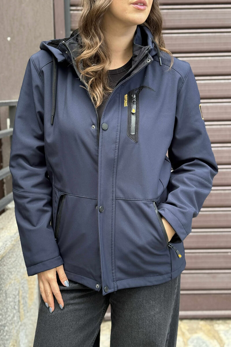 XHAKETË ME PUSH PËR FEMRA NË NGJYRËN BLU - 8