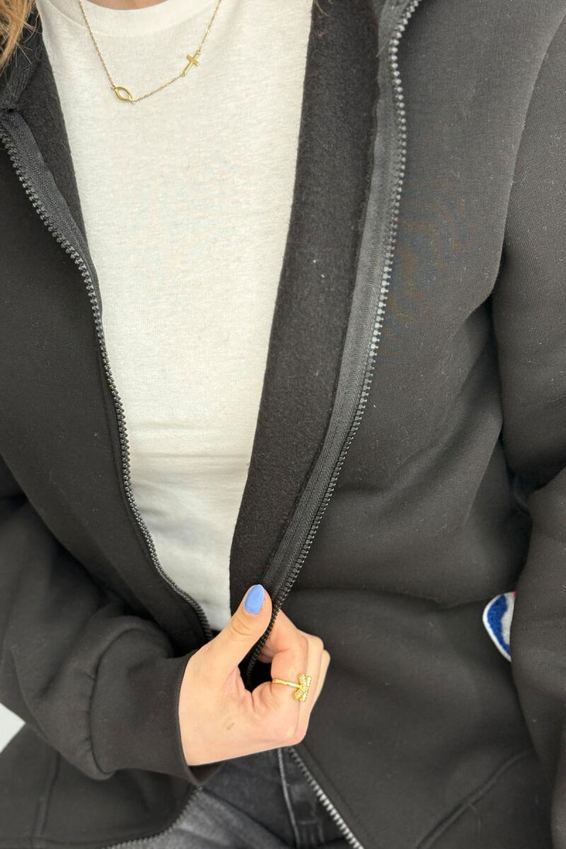 XHAKETË ME PUSH PËR FEMRA NË NGJYRËN E ZEZË - 4