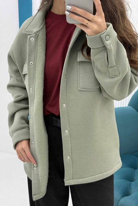 XHAKETË ME PUSH PËR FEMRA NË NGJYRËN MENTE - 6