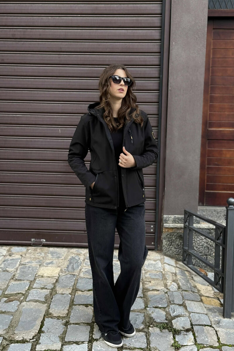 XHAKETË ME PUSH PËR FEMRA NË NGJYRËN E ZEZË - 1