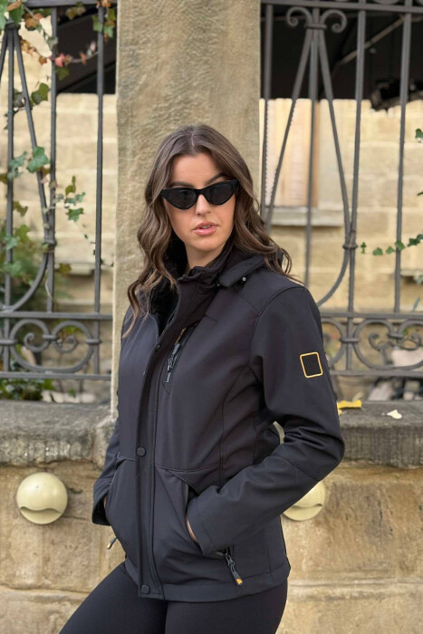 XHAKETË ME PUSH PËR FEMRA NË NGJYRËN E ZEZË - 14