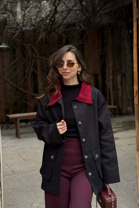 XHAKETE NJE NGJYRESHE ME XHEPA NE PJESEN PARA PER FEMRA NE NGJYRE TE ZEZE - 4